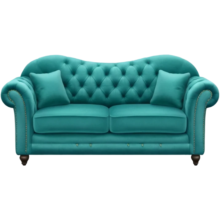 Teal couch emoji
