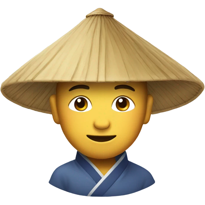 i need a emoji with chinese hat emoji