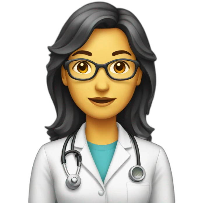 science, woman emoji