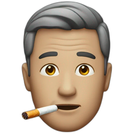 Man with cigarette  emoji