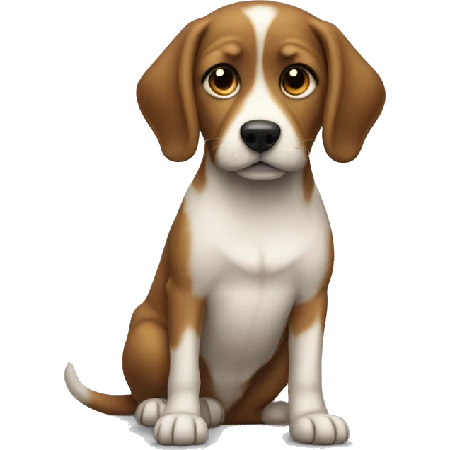 The dog is silent emoji