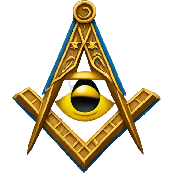 Masonic Square and Compass emoji