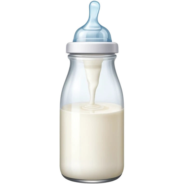 baby bottle with milk, biberon emoji
