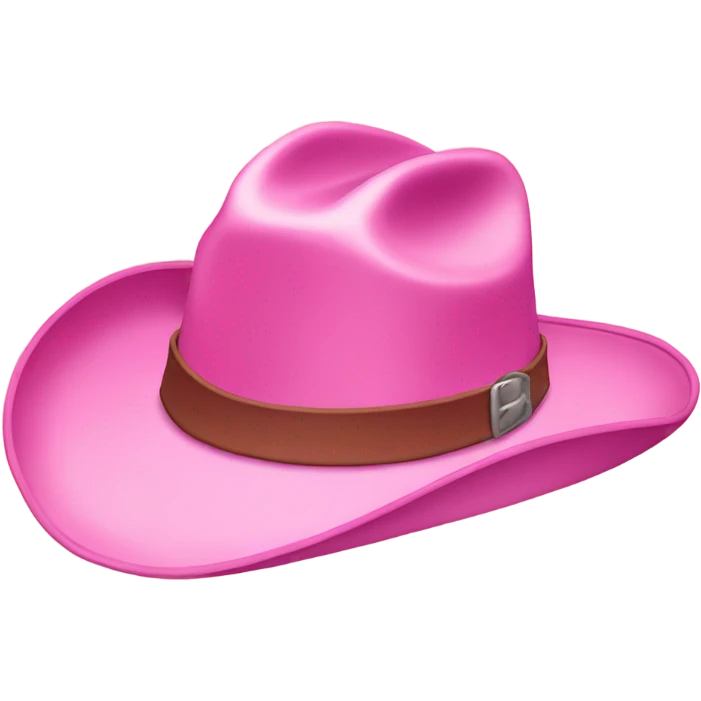 Pink Cowboy hat emoji