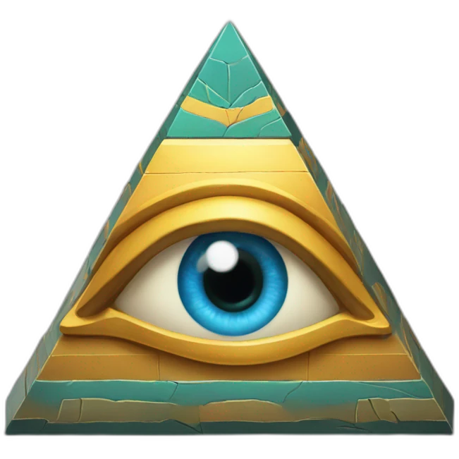 Pyramid Eye god emoji