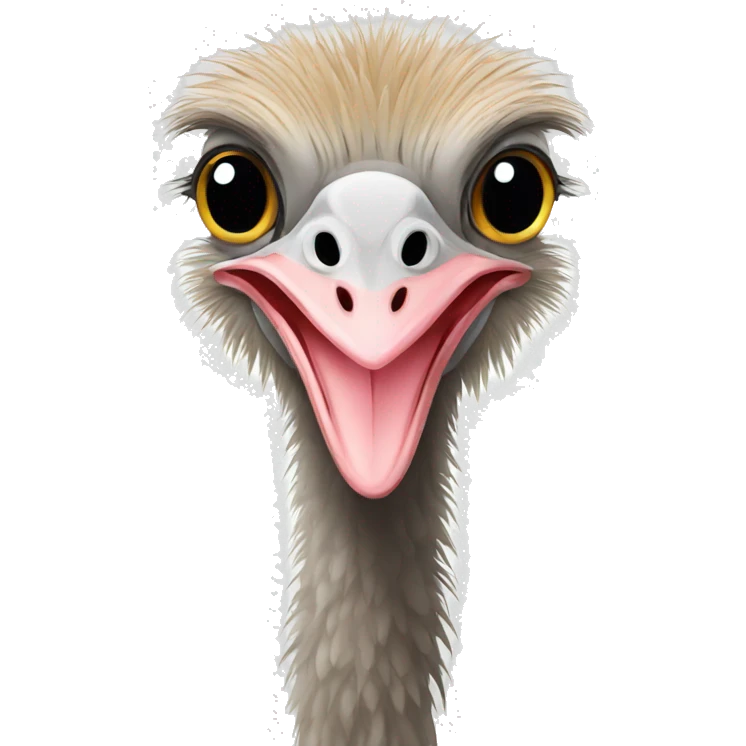 ostrich emoji