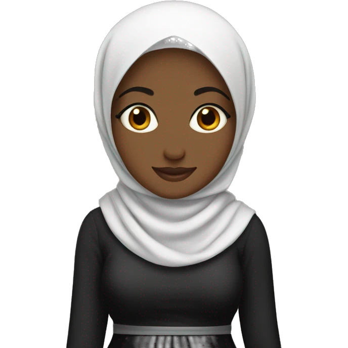 Black Hijabi nikkah emoji