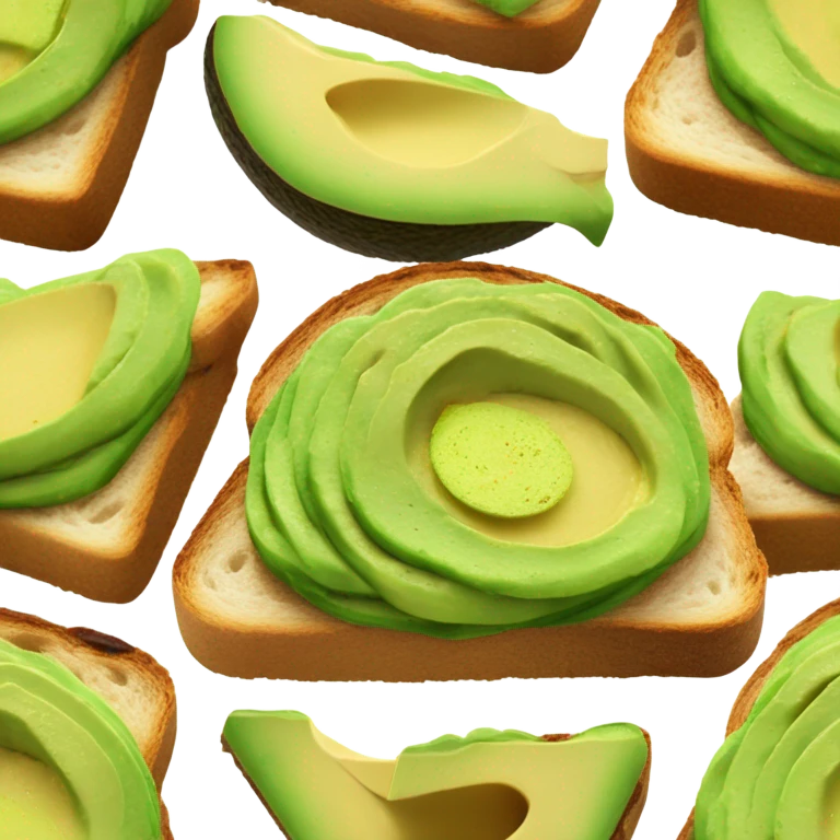 avocado tost  emoji