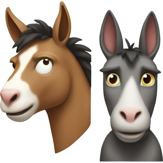 Cat donkey emoji