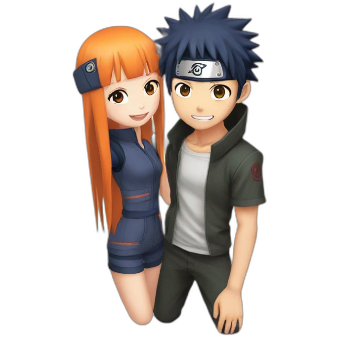 Naruto and hinata emoji