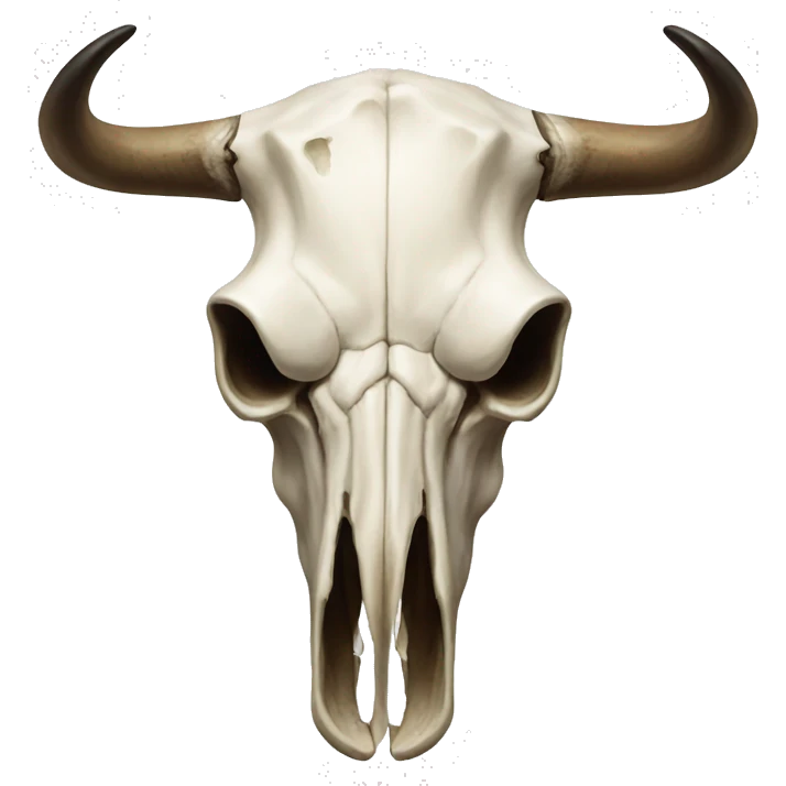 Cow skull emoji