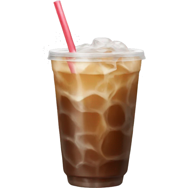 Iced coffee emoji