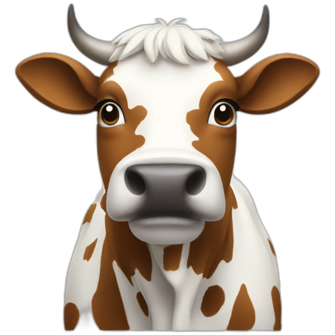 vache avec une hache emoji