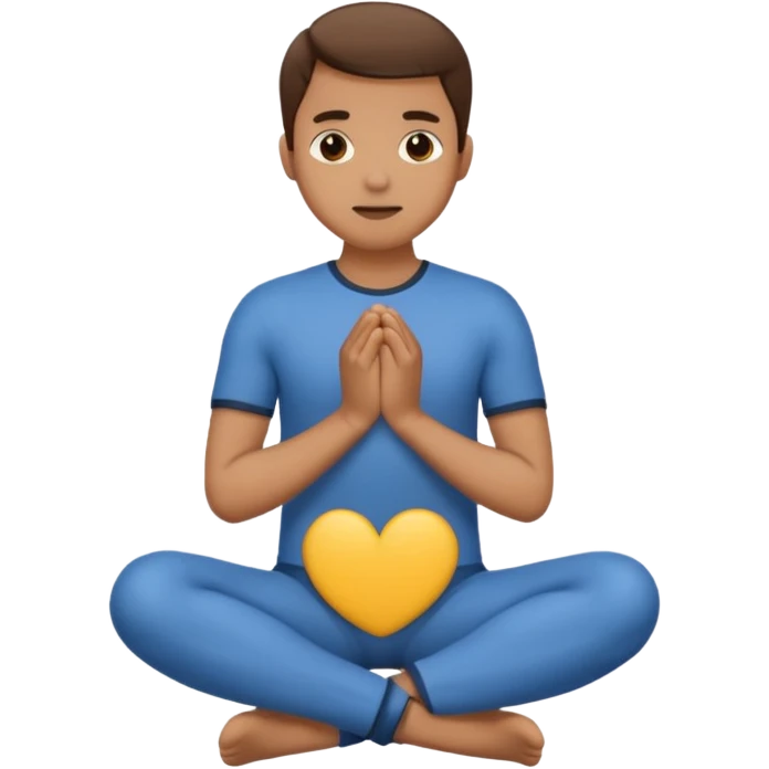 Person holding groin emoji