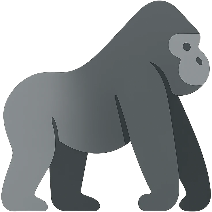Gorilla emoji