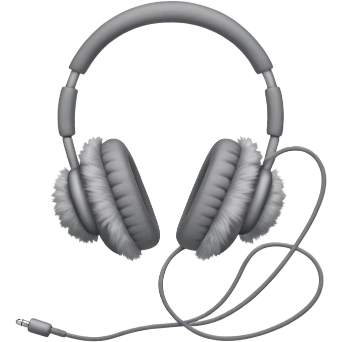 Warm winter earphones  emoji
