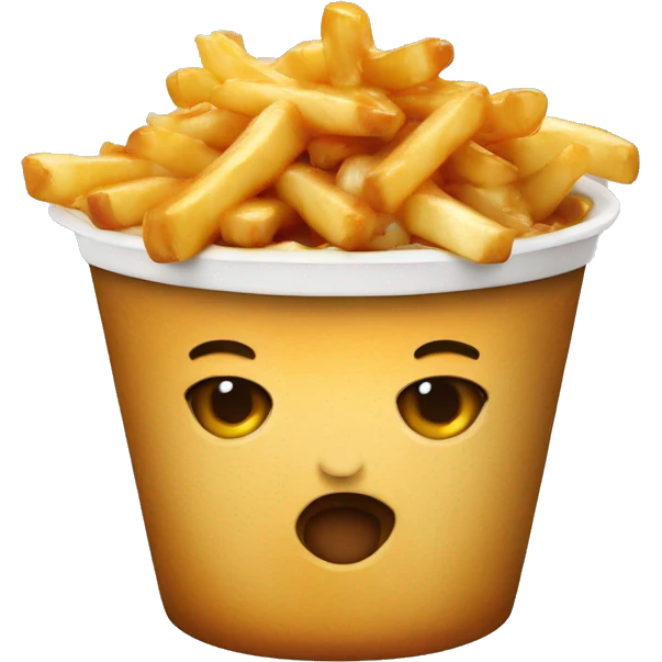 Poutine mange des poutine emoji