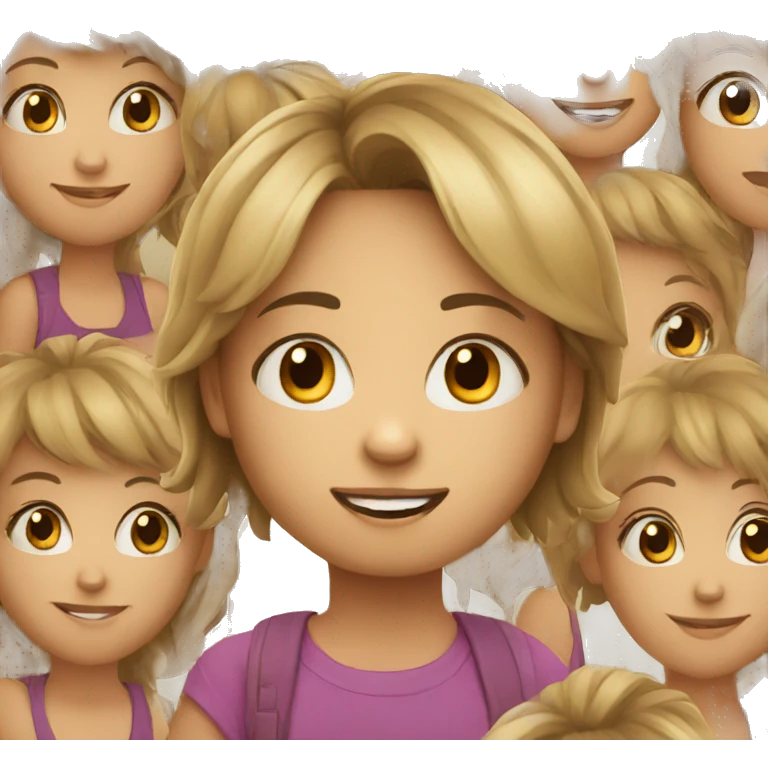 cartoon children emoji
