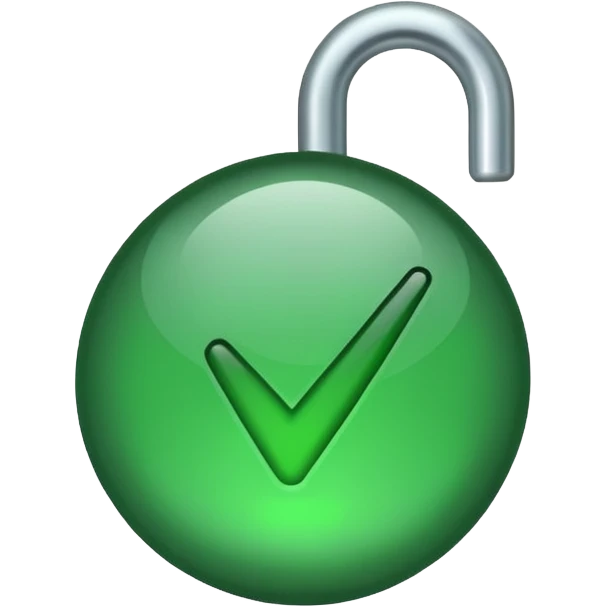 A tick sign with the background as blue emoji