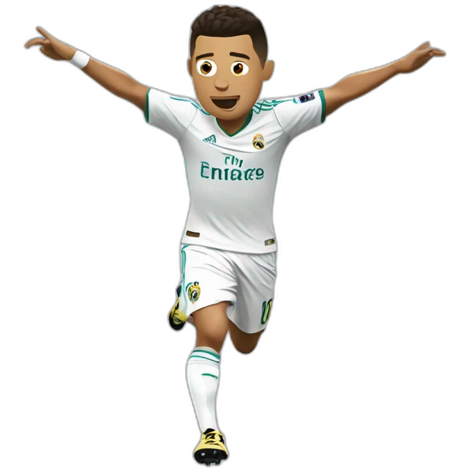 Ronaldo qui dab emoji