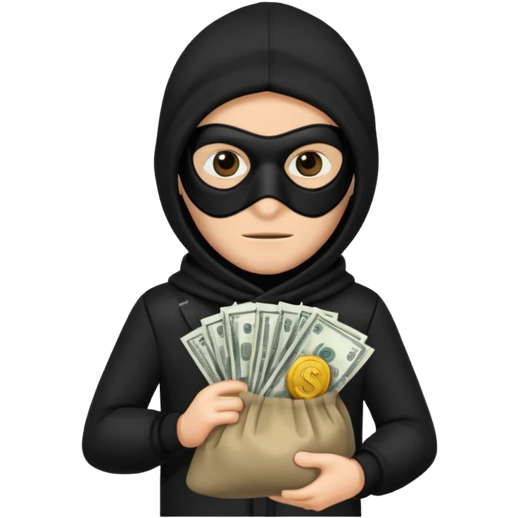 As un emoji de un ladrón  emoji