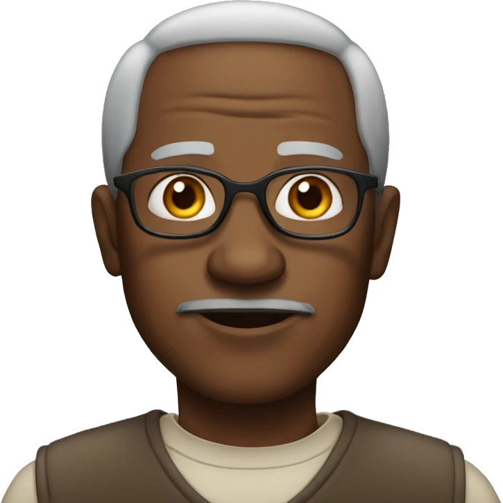 old black man emoji