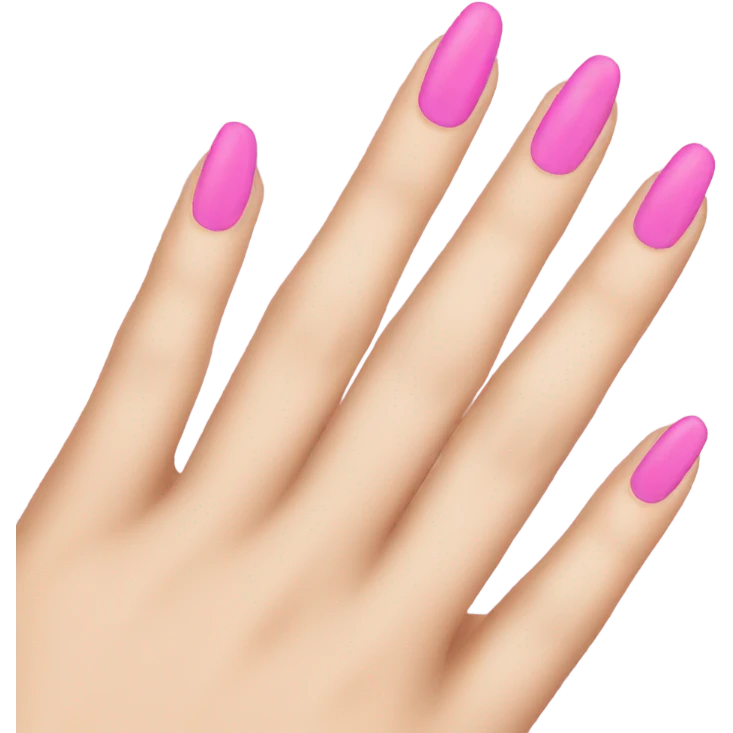 pink nails emoji