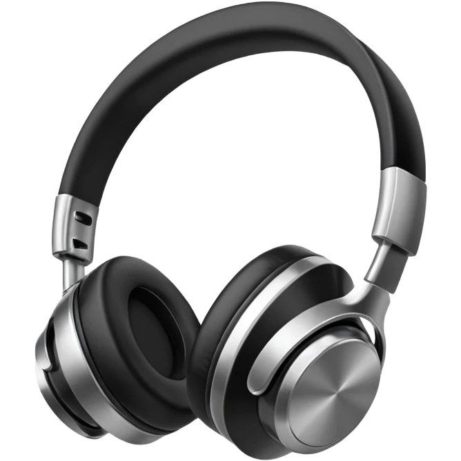 sleek wireless headphones emoji