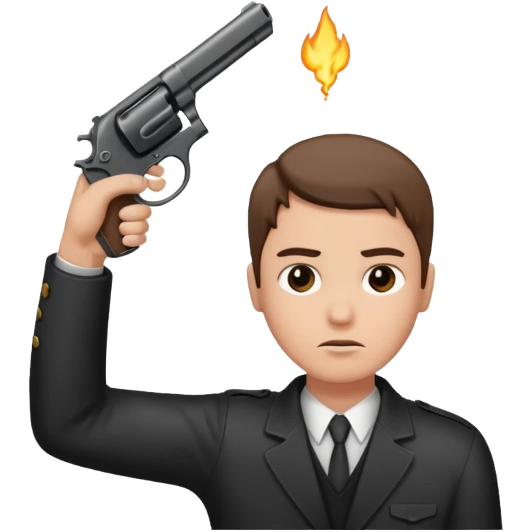 gun to head emoji