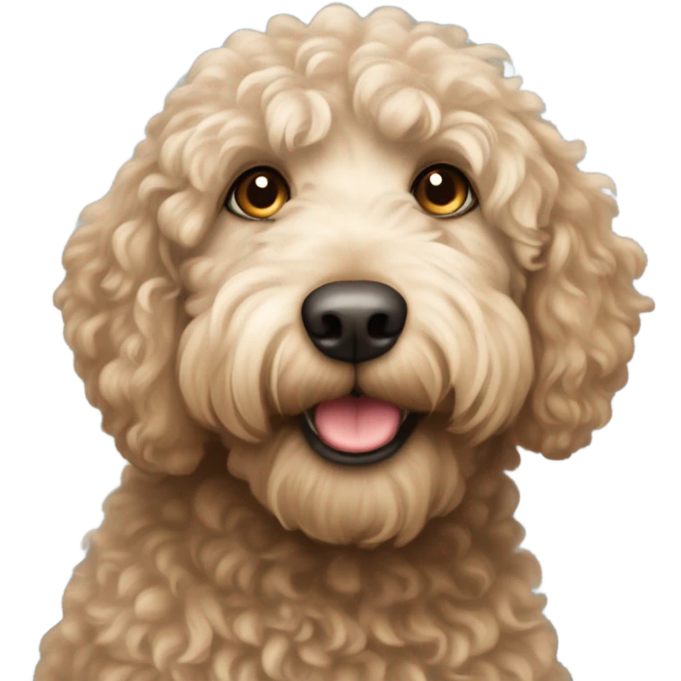 Labradoodle  emoji