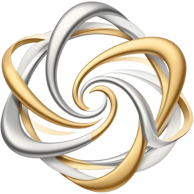Ethereal floating abstract shapes with masculine energy aura, flowing movement, personal evolution symbol, minimal radiant forms emoji