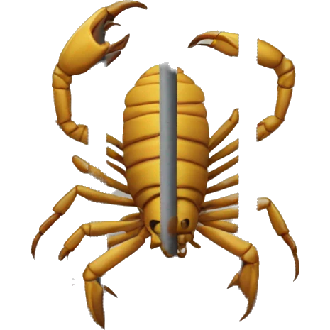 scorpion behind jail bars emoji