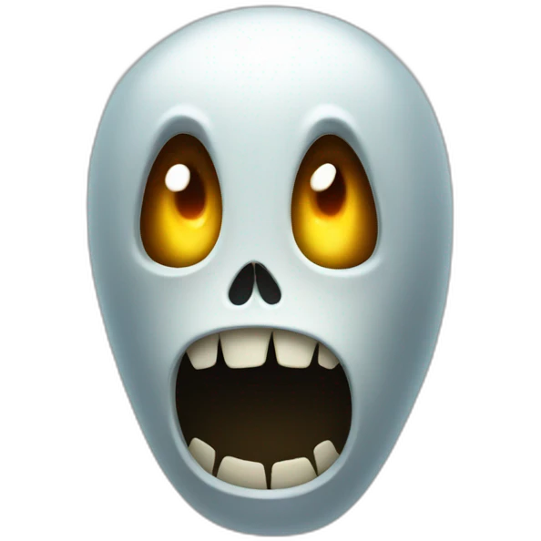 Scary Ghost emoji