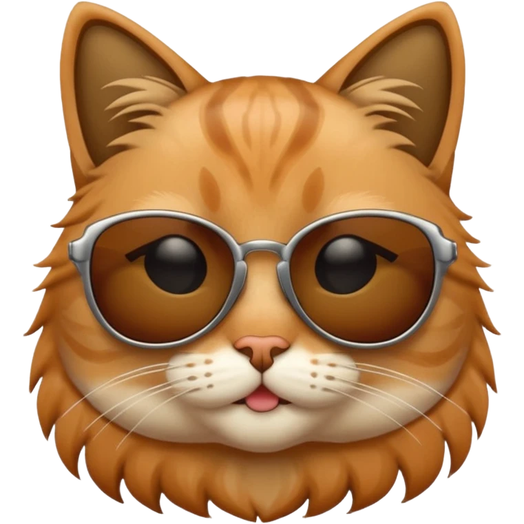 Cat wearing sunglasses emoji