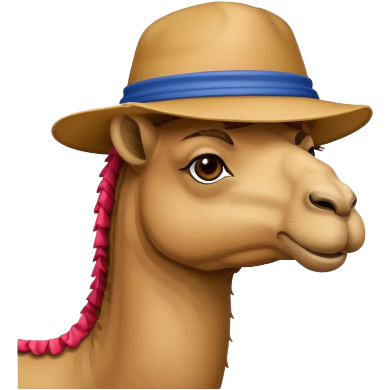 Camel with a MAGA hat emoji