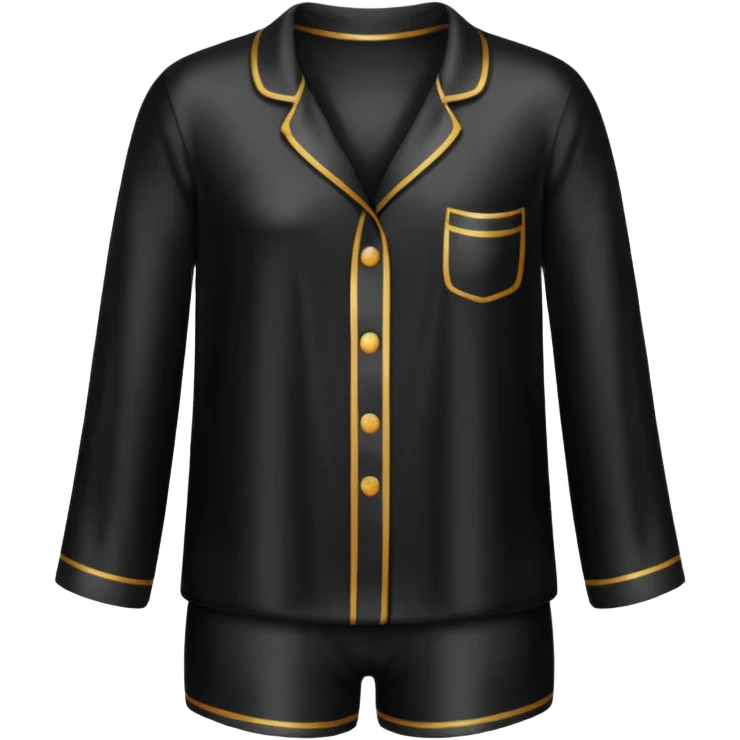 Pj's silky black emoji