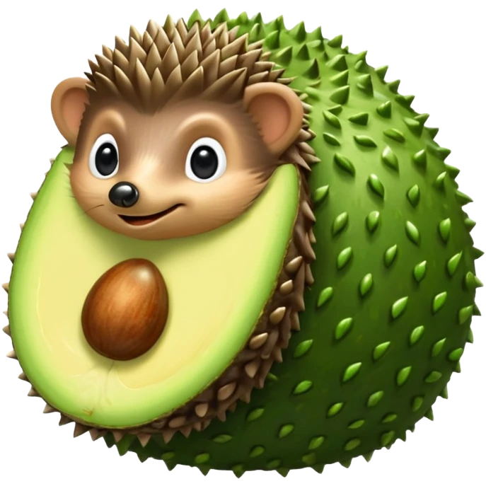  hedgehog avocado 🦔🥑   emoji