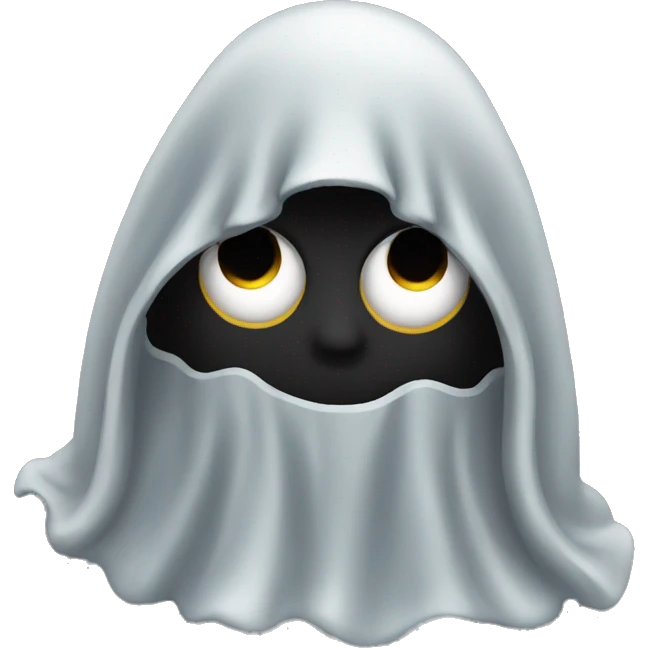 Black ghost emoji emoji