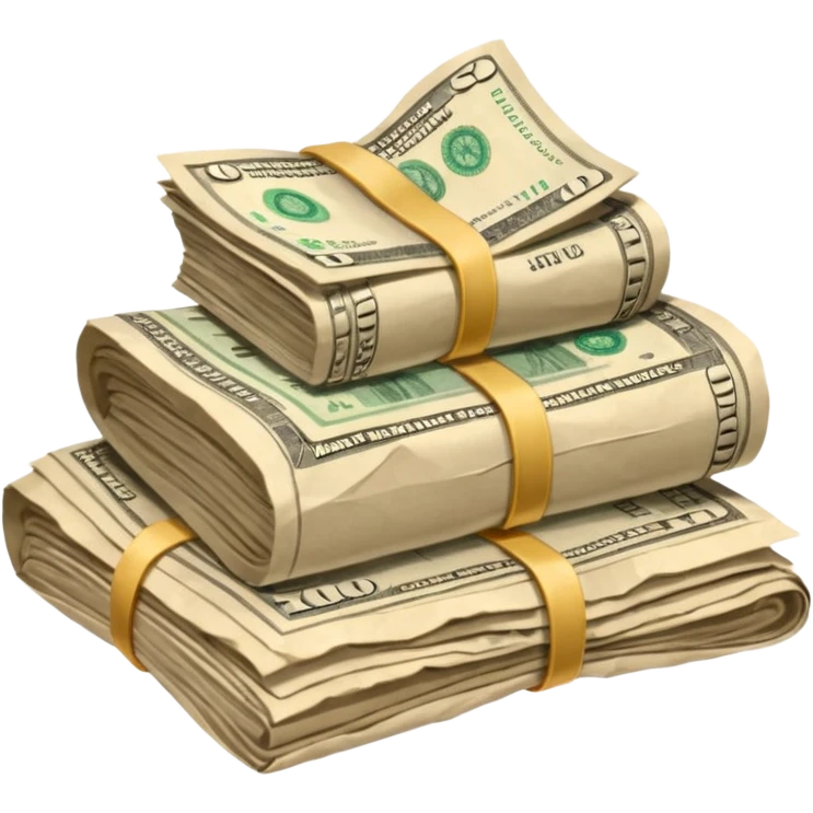 pile of bills emoji
