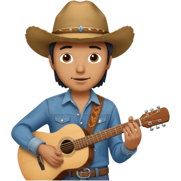 cowboy musician emoji