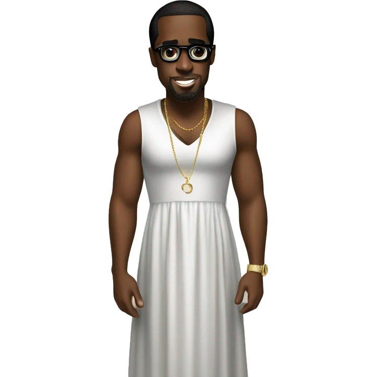 P Diddy with a dress on emoji