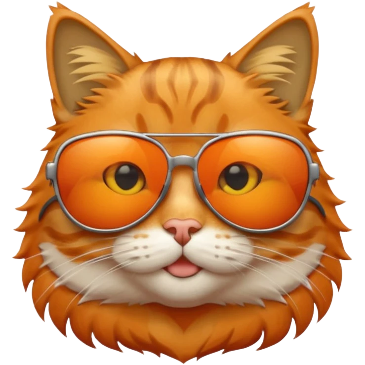 Cat wearing sunglasses emoji