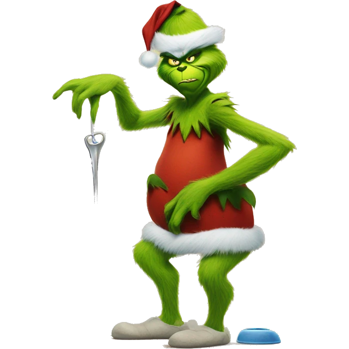 The grinch saying when knee surgery is tomorrow  emoji