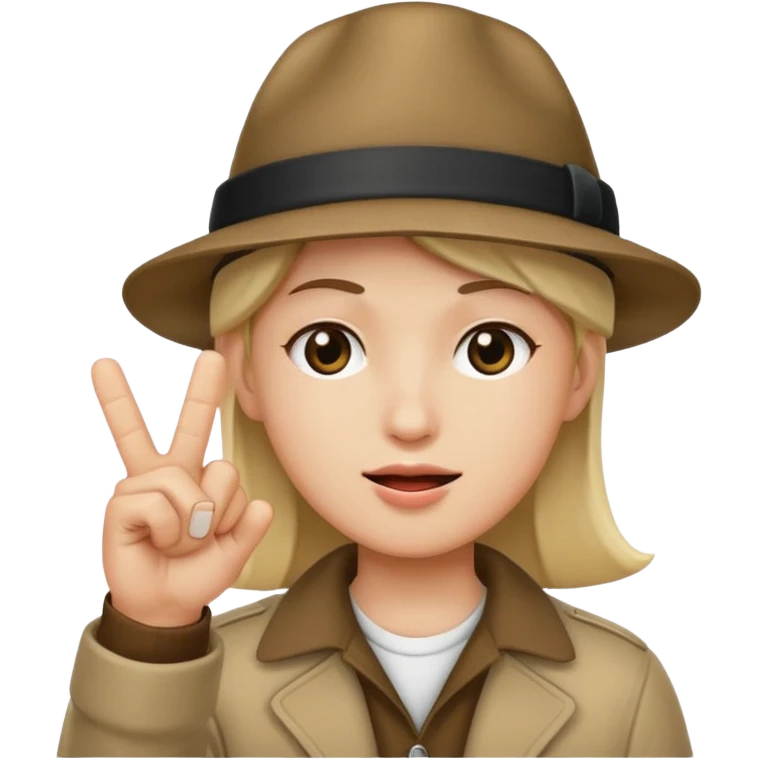 Middle finger hat  emoji
