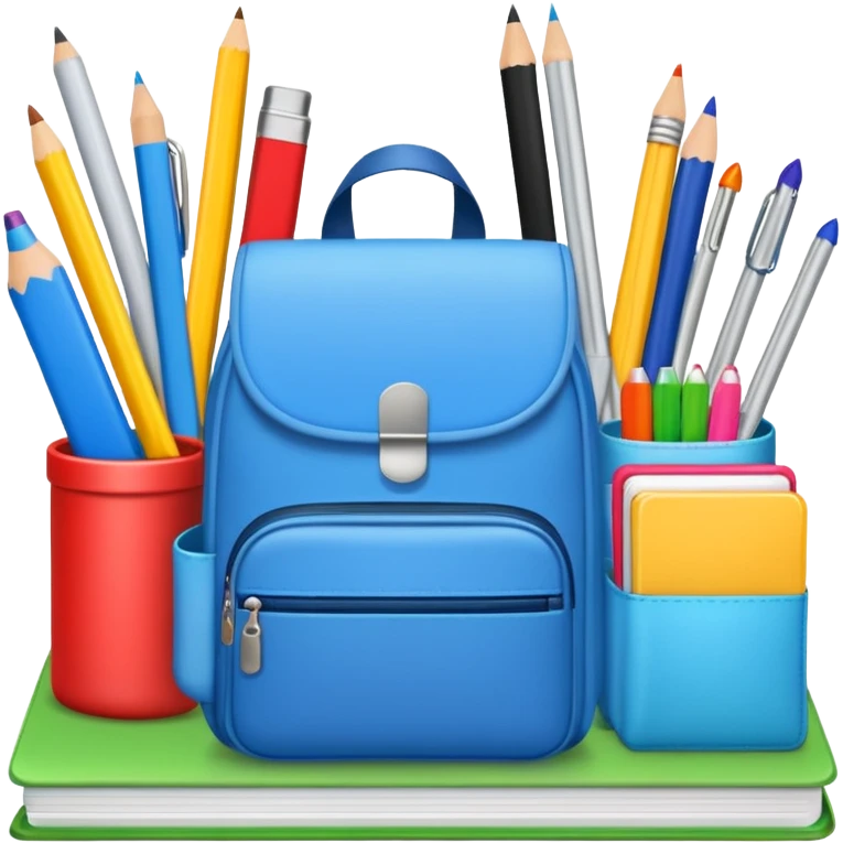 school supplies emoji