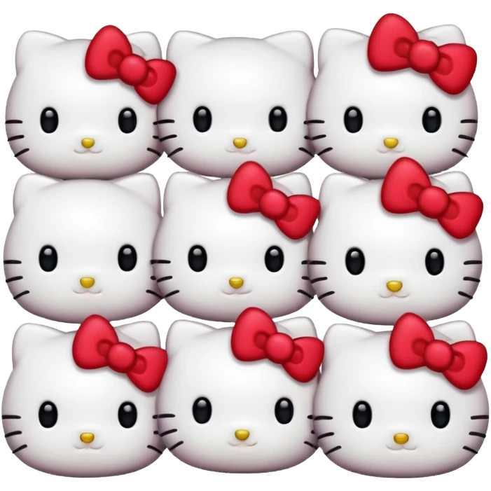 Hello Kitty Family emoji