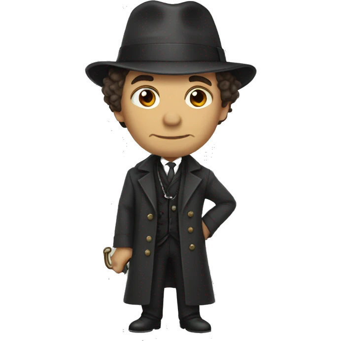 a sherlock with a dragón costume emoji
