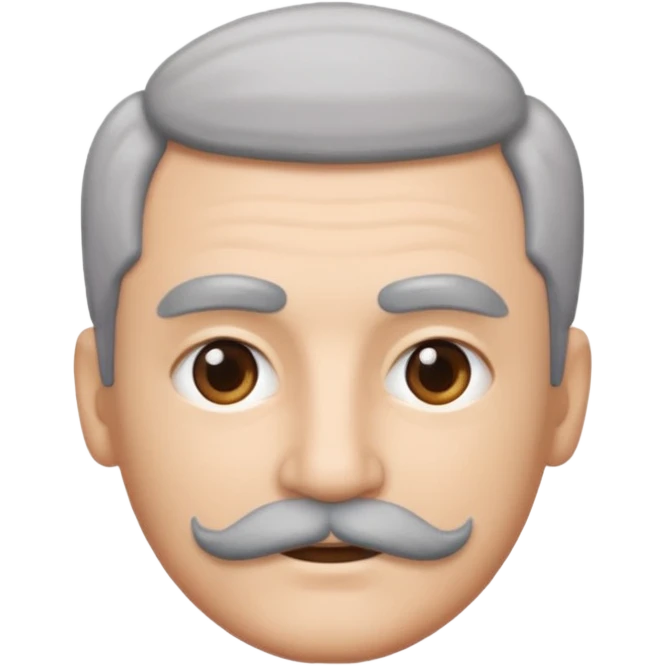 The  🥸 emoji but with gray eyebrows and mustache emoji
