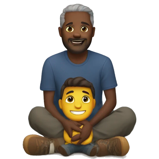 Kot with my dad in Mountain emoji
