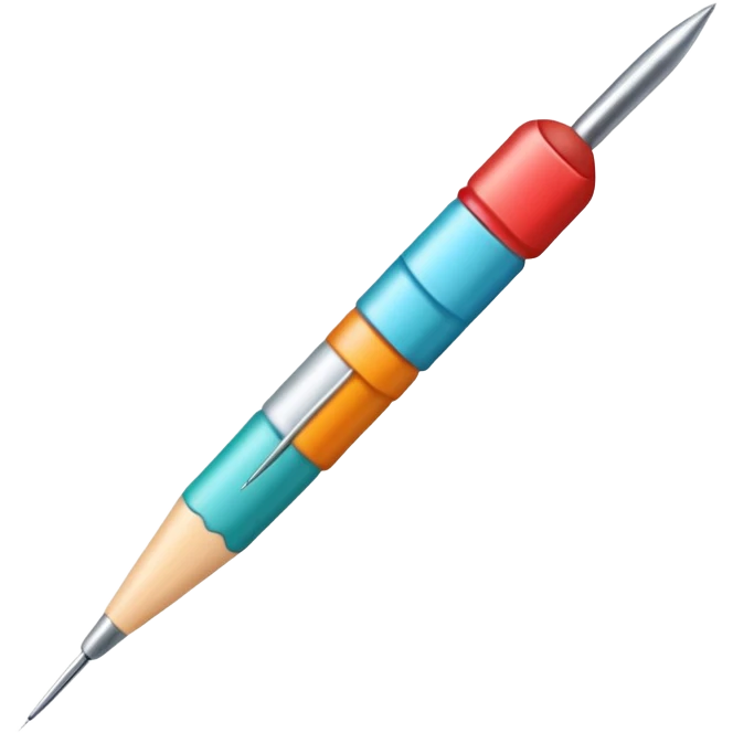 Sewing Needle with a thread  emoji